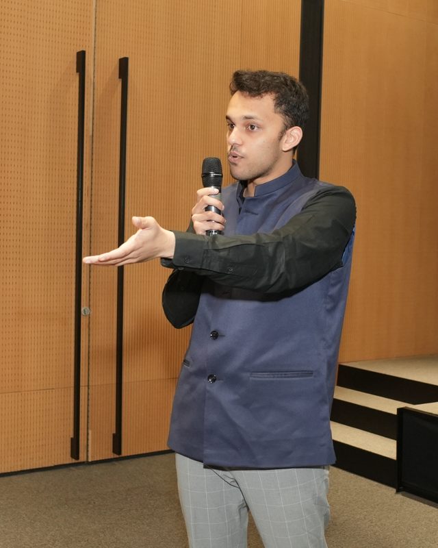 Speaking at a partners’ workshop, March 2026